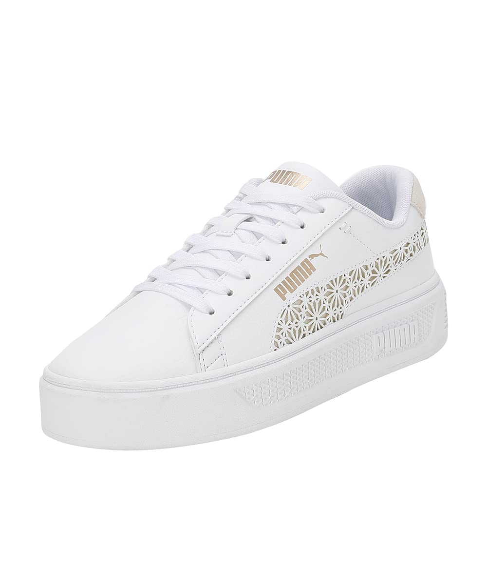 PUMA Smash Platform V3 Laser Cut, Zapatillas Mujer