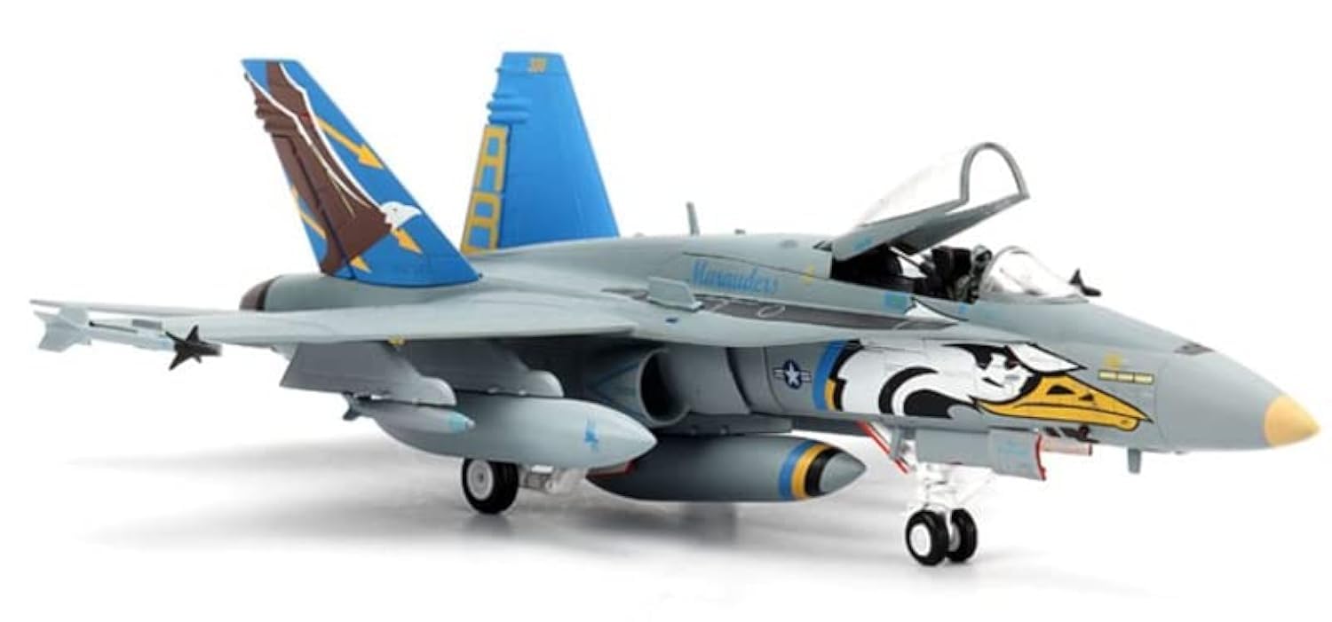FloZ JC Wings F/A-18C Hornet, U.S. Navy,VFA-82 Marauders,USS ENTERPISE,2004 1/72 DIECAST Aircraft Pre-Built Model