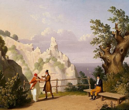 Cuadro de pintura al óleo clásica de Eckersberg 60x90cm para dar vida a tus paredes vacías