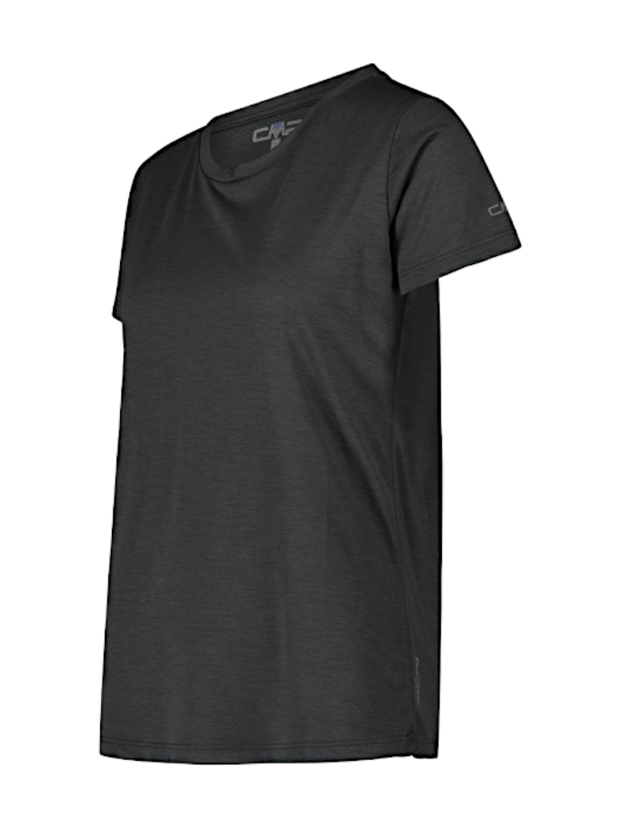 CMP - Maglietta da donna in jersey con funzione Dry Function antracite, leggera, traspirante e ad asciugatura rapida, taglio ampio, per sport e tempo libero., anthrazit, 46