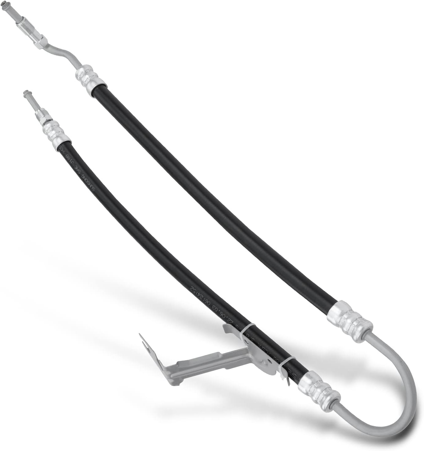 A-Premium Power Steering Pressure Hose Line Assembly Compatible with Jeep Liberty 2006-2007, 3.7L, with O-ring & Washer, Pump to Gear/Rack