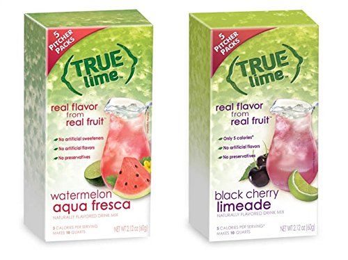 True Lime Two Quart Pitcher Sampler (Includes Black Cherry Limeade and Lime Watermelon Aquafresca)