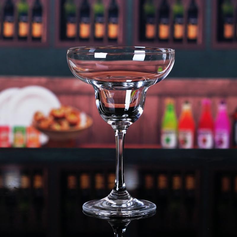 Elegant Crystal Margarita Glasses 2-Piece Set Lead-Free Glassware for Home and Parties Perfect for Classic Cocktails and Premium Drink Presentations (2)