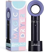 Vista 8 de Lyon Lash Portable USB Rechargeable Bladeless Mini Fan/Air Conditioning Blower/Handheld Cooling Dryer, Essential Eyelash Extension Supplies, Dries