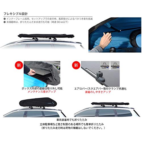 Amazon | Terzo テルッツォ (by PIAA) ルーフボックス 370L バミューダ