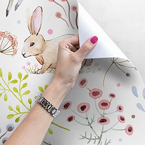 Papier peint auto-adhésive forêt 416x254 cm pour masquer les défauts d'un mur de salon facilement