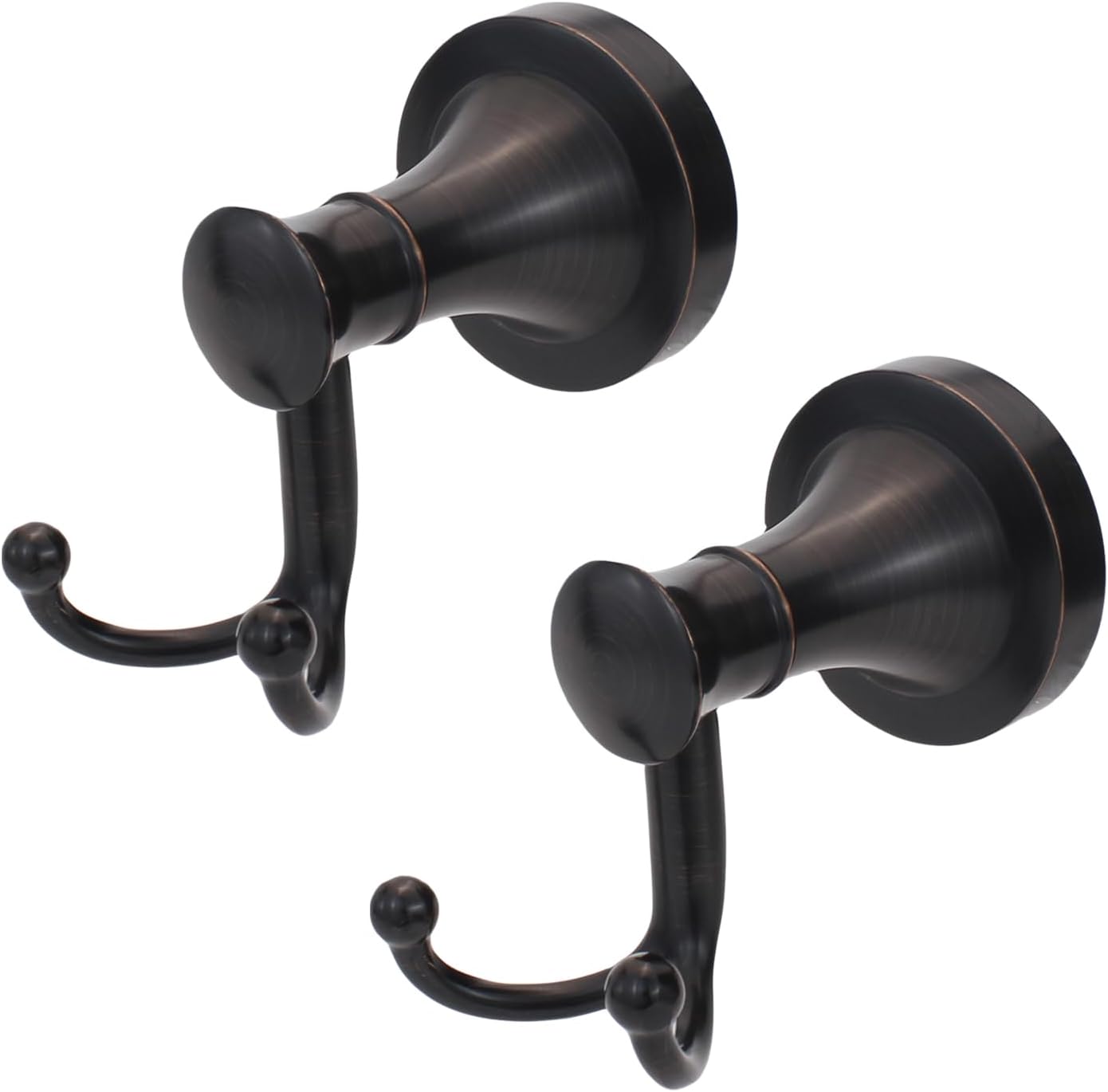 Oil Rubbed Bronze Towel Hook,Towel Hooks for Bathrooms Robe Hook Black Towel Wall Hooks Wall Mount Heavy Duty Bath Hooks Bathroom Accessories