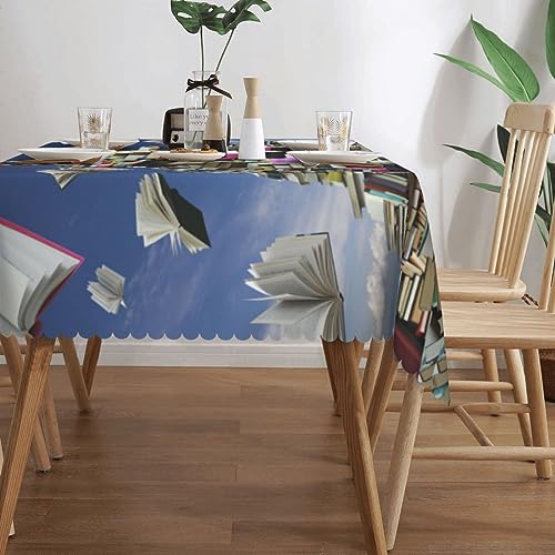 Nappe rectangulaire lavable OUSIKA 137x183 cm pour table de cuisine et salle à manger - 4
