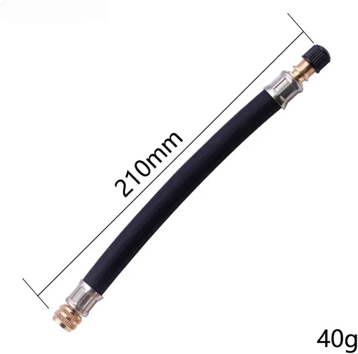 1/4Pcs Flexible Rubber Tyre Valve Extension 210mm - Twin Wheel Lorry Van Bus Adapter Car Accessories Bike Accessories