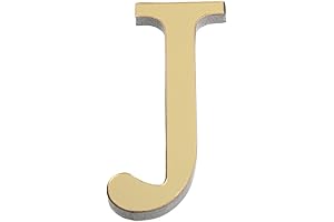 Metal Initial Wall Decor K J Letter Name Wall Decor Silver Letters...