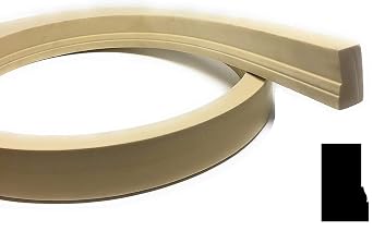 FLEXTRIM #WM180 قالب من الطوب المرن بسمك 1.25 بوصة وعرض 2 بوصة وطول 12 قدمًا - للأقواس اللطيفة والجدران المنحنية والمسارات المستقيمة وليس للأقواس نصف المستديرة
