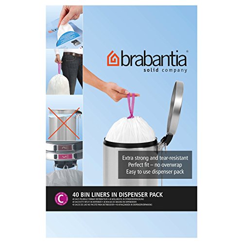 2X 20 Brabantia Perfectfit Bin Bags C, 10-12 Litre
