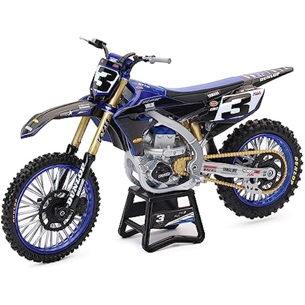 Nowy motocykl Ray Yamaha YZ450F Championship Edition #3 Eli Tomac Yamaha Factory Racing 1/12 model odlewany pod ciśnieniem