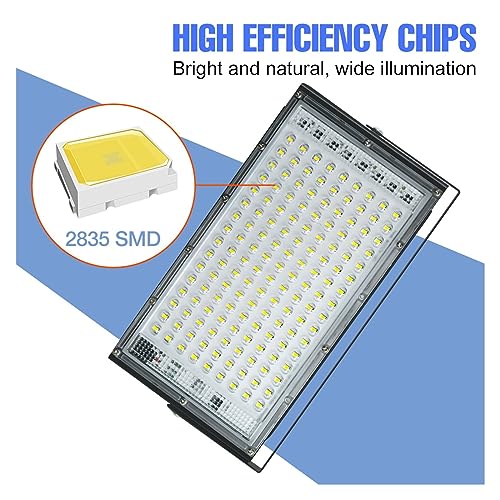 Feux de sécurité projecteur LED 200W IP65 applique murale étanche pour éclairage extérieur - 3