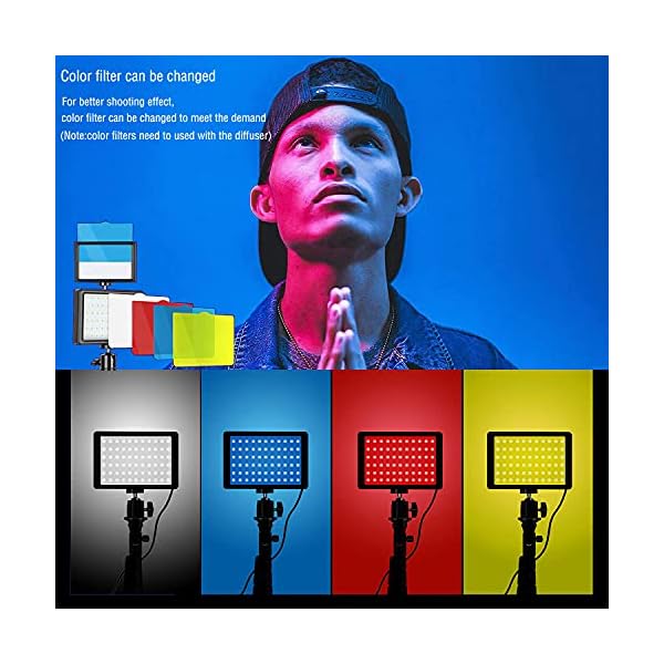 Sumeber LED Videoleuchte 2 Packungen, 5600K 70 Lampenperlen USB Studio-Beleuchtungsset für Tisch-Flachwinkelaufnahmen… – Bild 4