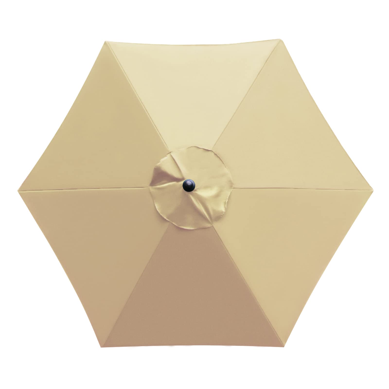 Sunnyglade 7.5ft Patio Umbrella Replacement Canopy Market Umbrella Top Outdoor Umbrella Canopy with 6 Ribs