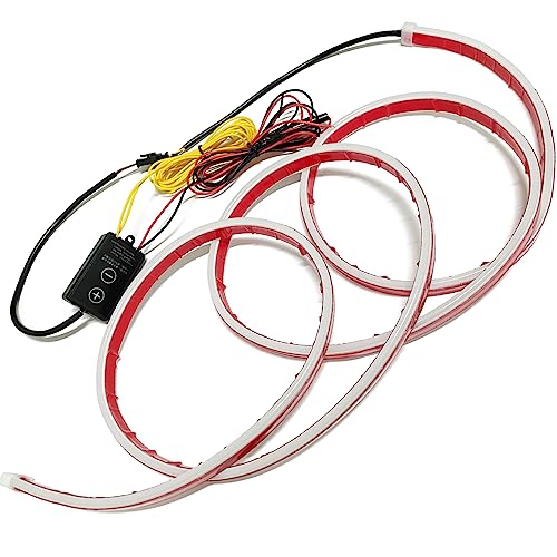 フェアレディZ RZ34 LED テープライト ボンネット デイライト シーケンシャル ウインカー連動