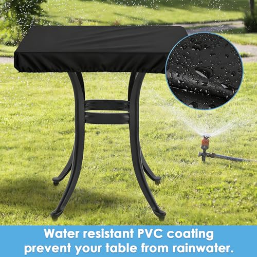 Patio Table Covers Waterproof Rectangular for Outdoor Furniture Heavy Duty Table Cover Rectangle,Windproof Outdoor Patio Coffee & Dining & Folding Table Cover Weatherproof,96\"L×40\"W×6\"H