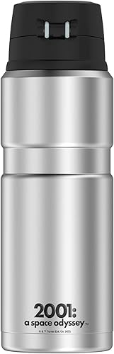 Miniatura 2 de 2001 A Space Odyssey OFFICIAL Hal 9000 Eye THERMOS - Botella de bebida de acero inoxidable con aislamiento al vacío y doble pared, 24 onzas