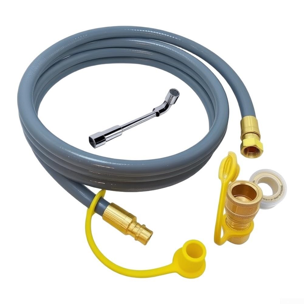 Kit de manguera de gas para barbacoa al aire libre de 10 pies