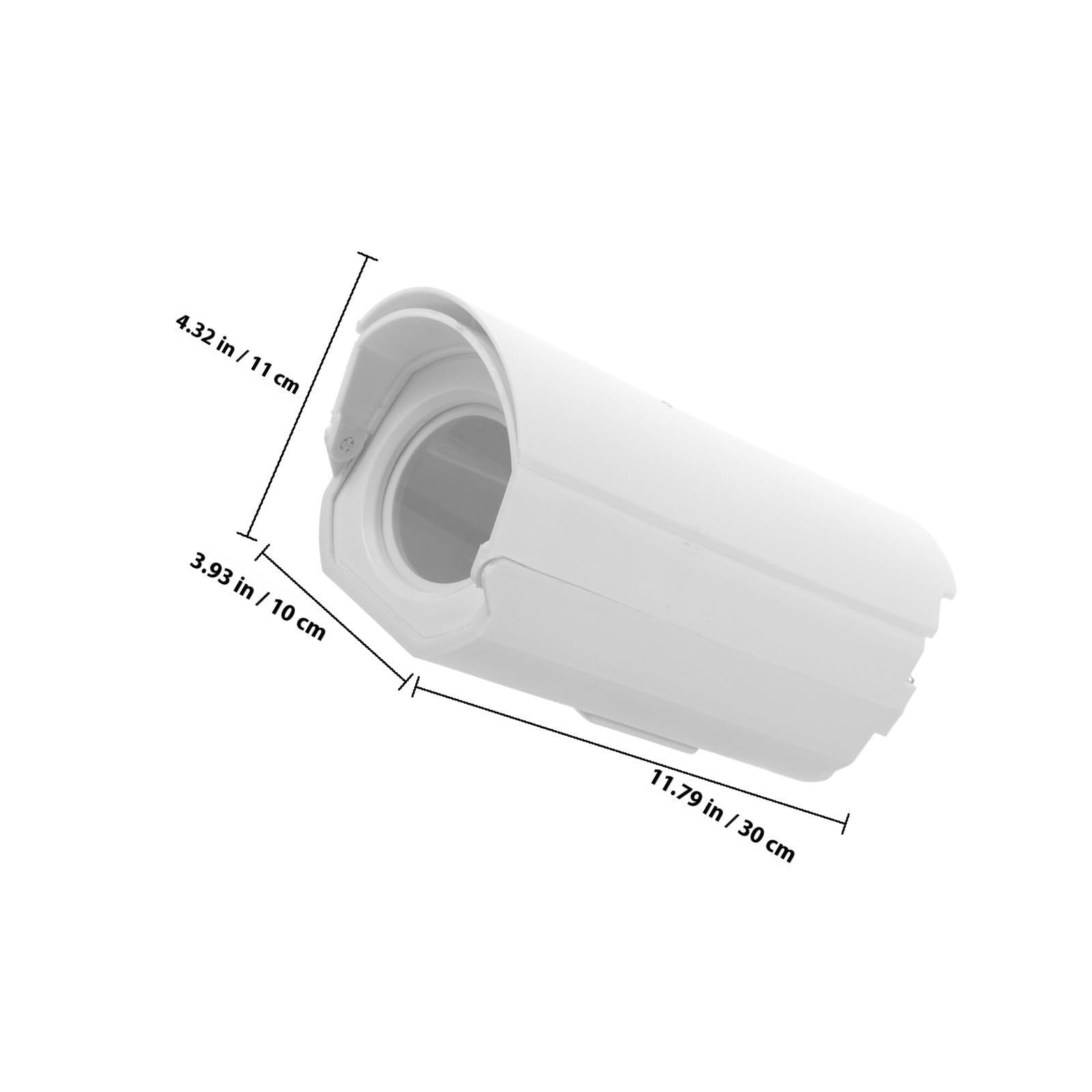 Toddmomy Boîtier Poussière Extérieur 10 de en la Plastique Caméra Pouces Blanc Étanche et Résistant Caméra de Sécurité pour Usage