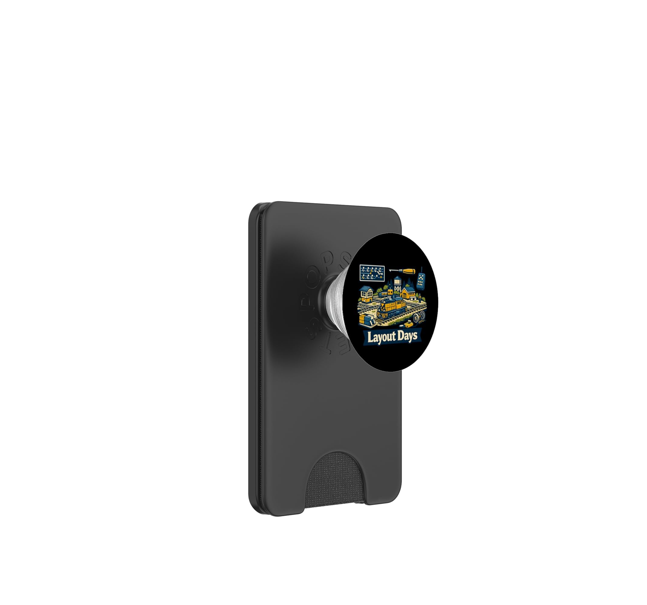 PopSockets PopWallet para MagSafe operador ferroviario para evitar caídas de tarjetas 7