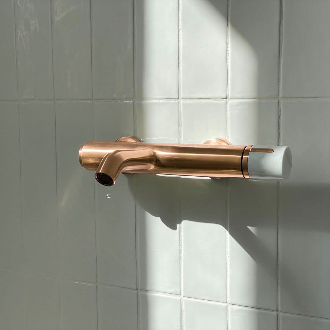 Essebagno 9020336 Manopola armatura łazienkowa z miedzią marmur