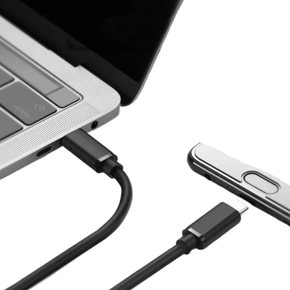 PD - Cavo dati da USB C a USB Tipo/C, 100 W, per dispositivi elettronici di tipo C, linea dati e accessori per ricarica rapida (1,5 m, nero)