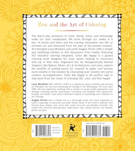 Color Me Happy: 100 Coloring Templates That Will Make You Smile (Volume 2) (A Zen Coloring Book, 2) - Thumbnail 2