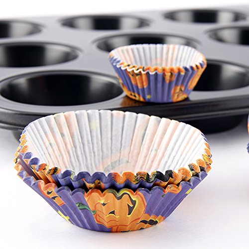Arant Halloween Pumpkin Mini Cupcake Liners. Colorful Paper, Ideal For Holidays And Parties, 100 Pack. #TOP1