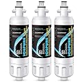 ICEPURE PLUS 46-9690 NSF53 Certified Replacement for LG LT700P ADQ36006101, Kenmore Elite 9690 ADQ36006102, LFX28979ST, RWF1200A, LFX25978ST, LFXS30766S, LFXC24726S Refrigerator Water Filter,3PACK