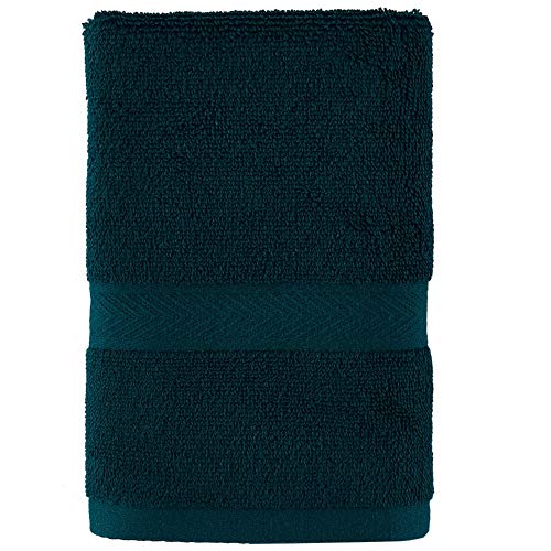 Tommy Hilfiger Modern American Solid Hand Towel, 16 X 26 Inches, 100% Cotton 574 GSM (Botanical Garden)