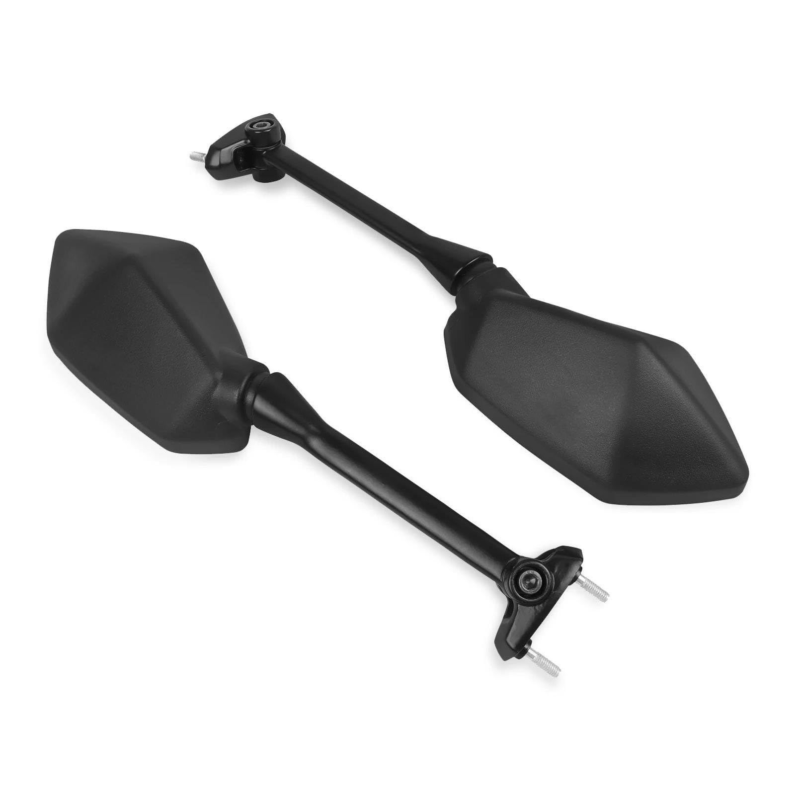 Rétroviseurs latéraux Rétroviseurs De Moto 1 Paire De Rétroviseurs Convexes Noirs Rétroviseurs Latéraux pour Kawasaki pour Ninja 1000 Z1000SX 2011-2019 Rotatif