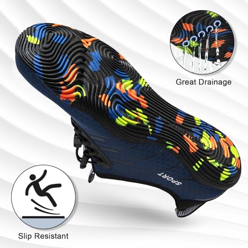 Image of ATHMILE Water Shoes for Men Women River Swim Beach Pool Adult Quick Dry | Aqua Socks Barefoot Lake Hiking Surfing Sport Yoga Boating Kayaking Camping Cruise Ship Essentials