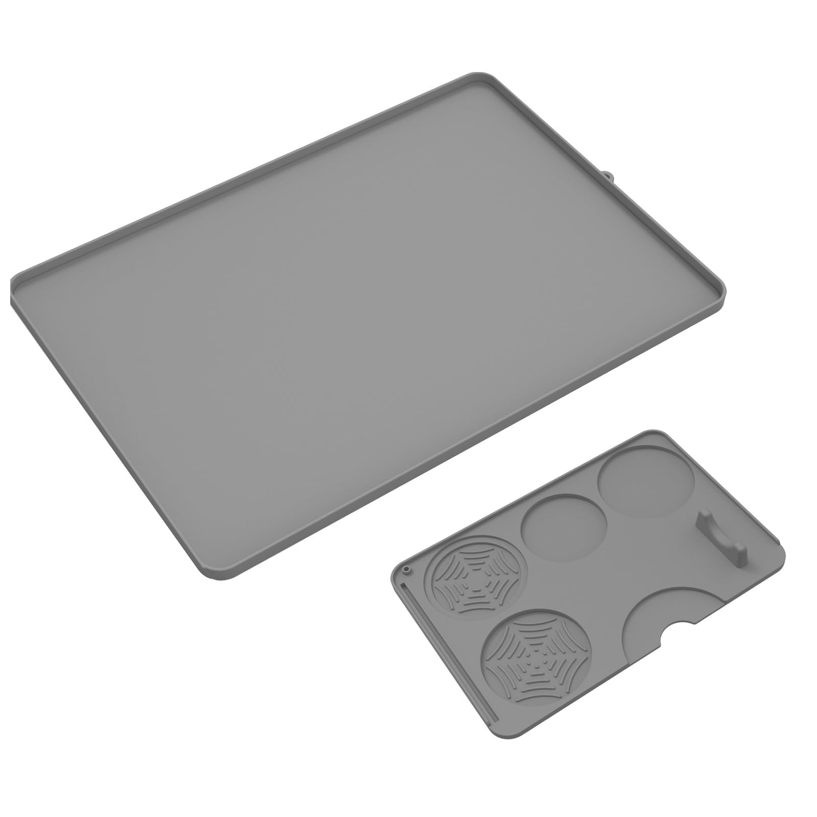 Kalttoy Anti Skid Espresso Tamper Pad Stable Edges Structure Small Kitchen Workspaces Coffee Machine Accessory Silicone Texture Multifunctional Corner Edges Coffee Mat