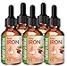 Nature's Nutra Easy Iron, 2 Fl. Oz (60ml) 4-Pack with Bonus Vitamin D3, Premium Baby and Infant Liquid Drops, Toddlers Kids Children Multivitamin Supplement, Ferrochel, Anemia, Hemoglobin