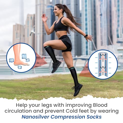 Image of Compression Socks (Light compression) with Gradient compression for comfort, 1 Pair compression socks