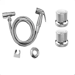 Kit Banheiro Ducha Higienica Lavatorio + 2 Acabamentos C40 Deca Cromado