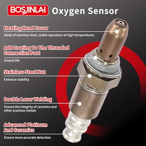Sensor de Oxígeno para Toyota Camry y RAV4 2.4L 2004-2011 2 Pzas miniatura 4