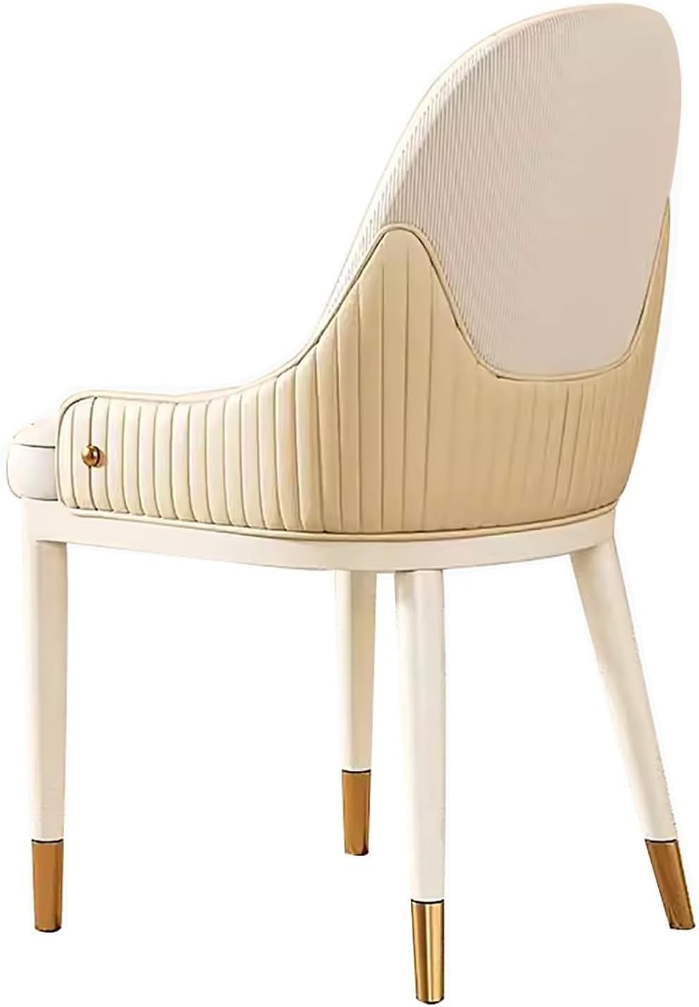 Chaises de salle à manger lot de 2 rembourrées pieds métal pour salon