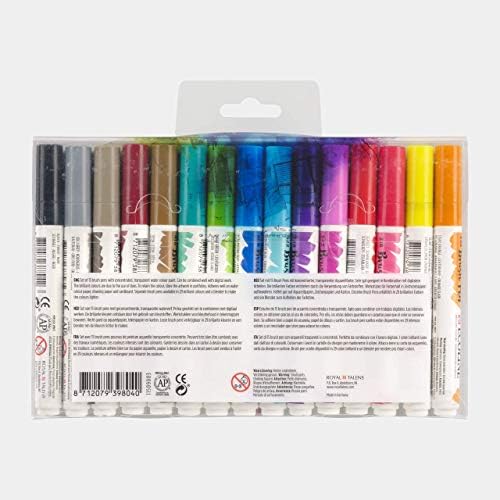 Ecoline Brush Pens Set of 15 Liquid Watercolour Pens