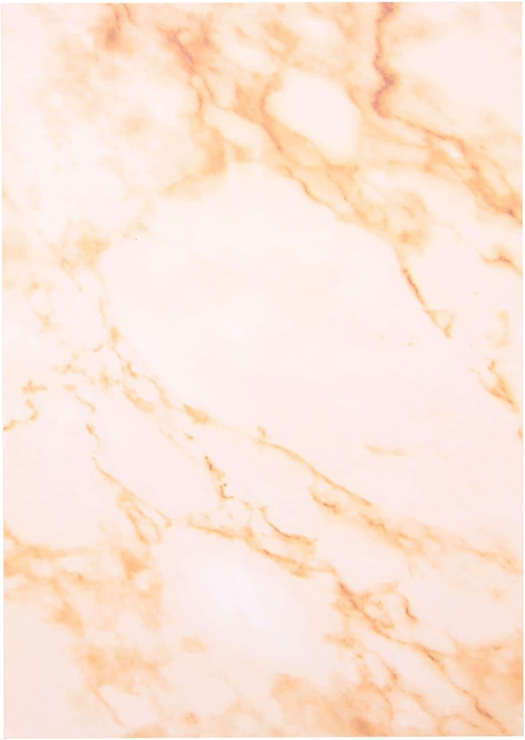Florence Marble Paper White - Letter Paper A4 - Vintage Design Paper Pack of 50 - Use for Certificate Paper, Parchment Paper or Card Making 200 gsm