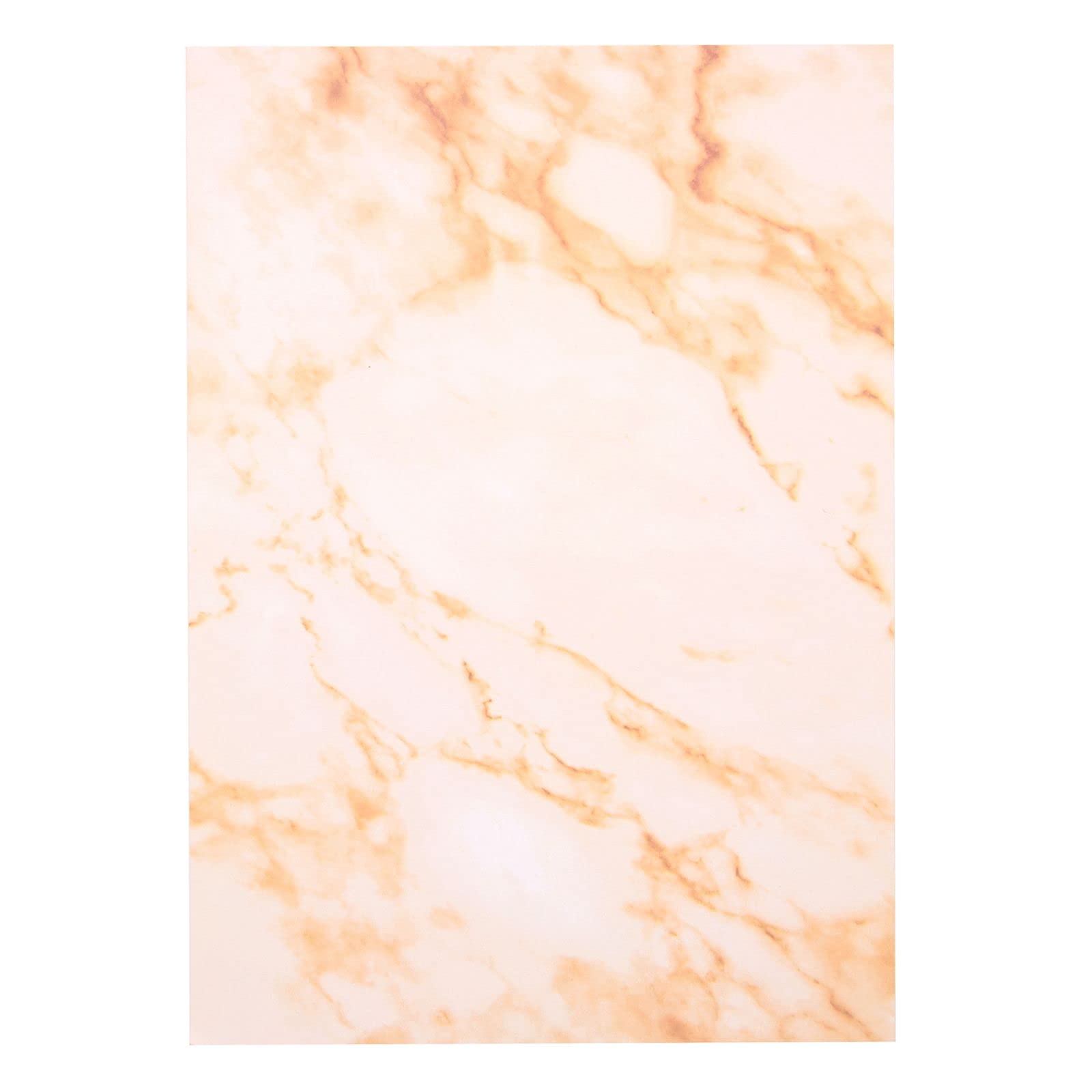 Florence Marble Cardstock, 50 Sheets, A4, Certificate Paper, Beige, Parchment Paper for Writing and Craft, 200 GSM