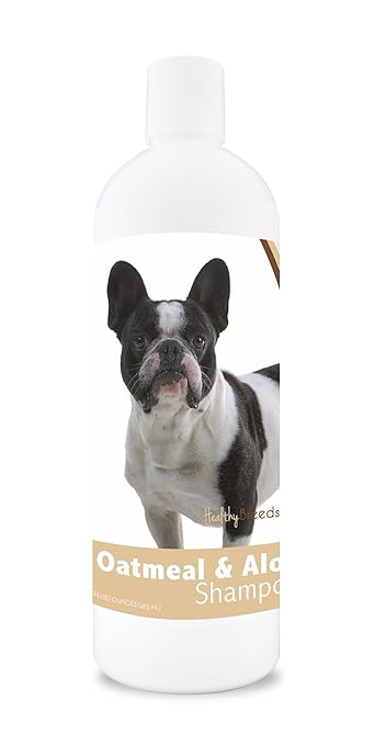 Healthy Breeds Oatmeal Shampoo with Aloe, French Bulldog , 16 oz.