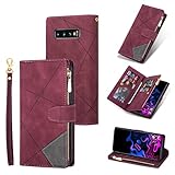 UEEBAI Wallet Case for Samsung Galaxy S9 Plus, Vintage Premium PU Leather Cover Flip Case with Card...