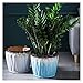 Pot Flower Pots Modern Succulents Containers with Drain Hole Decorate Home Office Outdoor Ceramic Round Planter Pots for All House Plants Herbs Flower Plant Pots (Color : White)