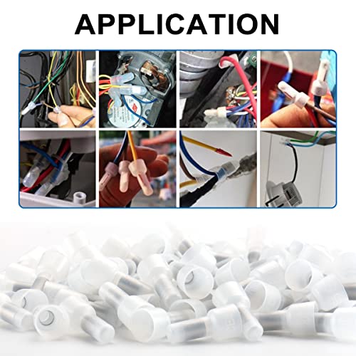 Baomain Ce8 Crimp Cap Closed End Wire Connectors 8-6 Gauge Car Terminal Pack Of 50 #TOP5