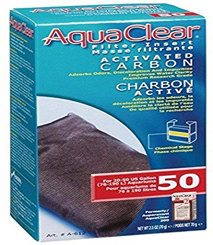 AquaClear A612 50 Activated Carbon,White, 2.4 Ounce