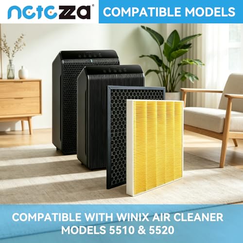 2 Sets 5510 Filter Q Fit for Winix Air Purifier Pet Care with Carbon Filter - image 2