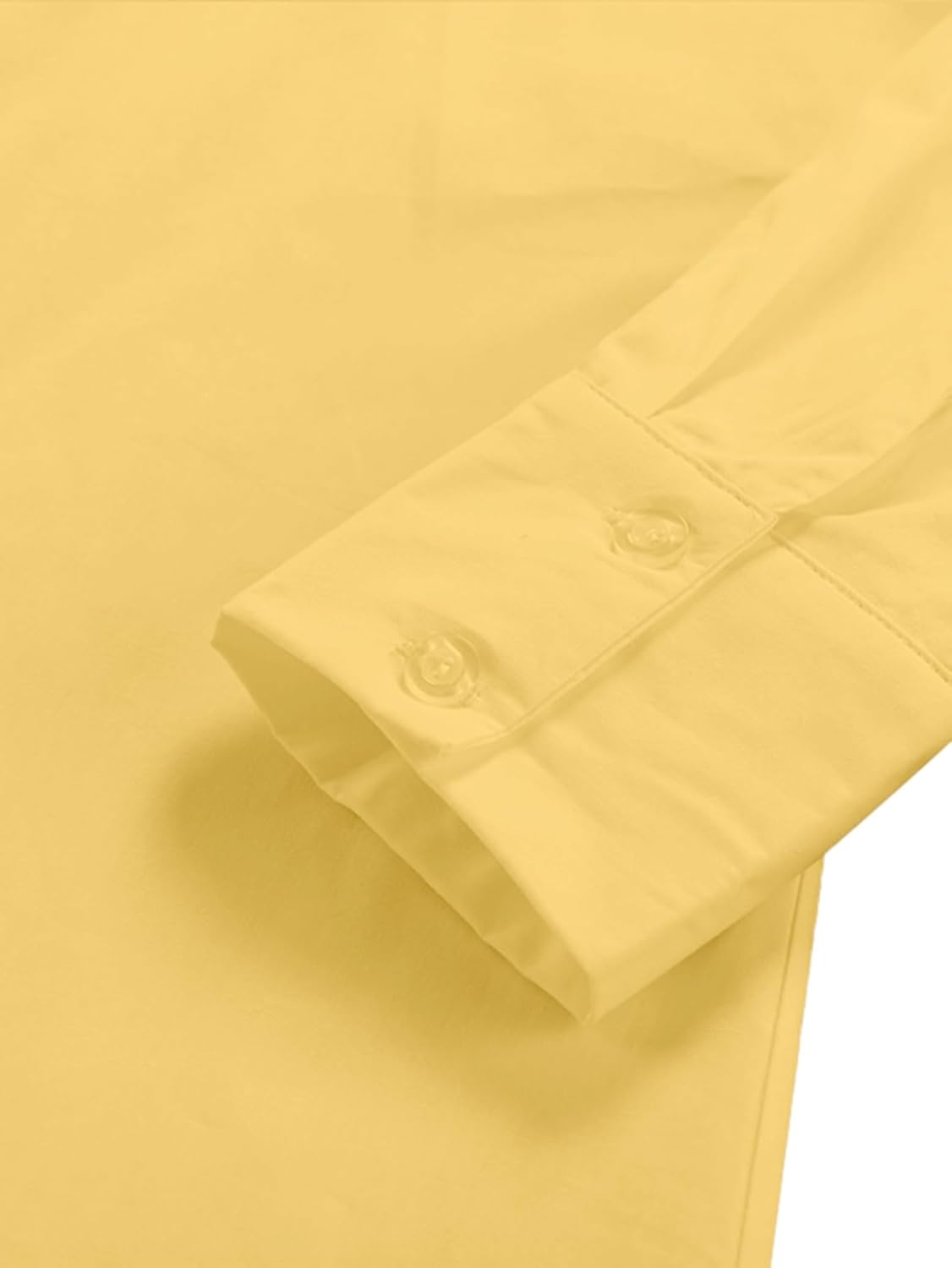 LYANER Women's Casual Shirt Dress Collar V Neck Button Down Loose Long Sleeve Mini Dresses - Image 5